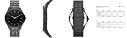 A|X Armani Exchange Men's Black Ion-Plated Stainless Steel Bracelet Watch 45mm AX2144